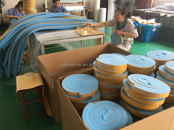 Manufacturer Wholesale Thickness Die cut Packaging Open Closed Cell One-side Self-adhesive Strip EPDM Foam3